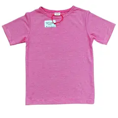 RED CARROT - Polo manga corta fucsia rayas delgadas