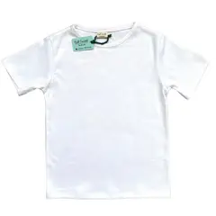 RED CARROT - Polo unisex niño manga corta algodon blanco