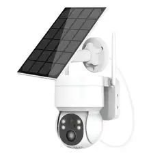 GENERICO - Camara Ip Solar 360º Bateria Recargable Wifi Full Hd Exterior