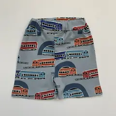 RED CARROT - Short celeste con trenes de algodon rib