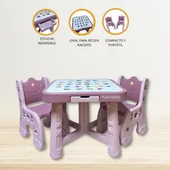 DOUX BEBE - Silla Escritorio 3 en 1 «CHILDESK» Pink