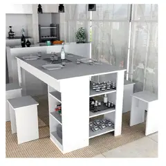 GENERICO - COMEDOR LAGO - LA CASA DEL MUEBLERO - BLANCO