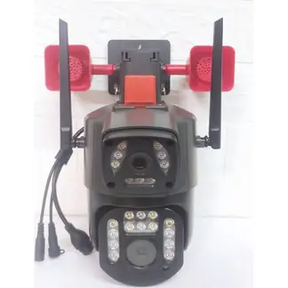 SEISA - Camara Wifi con Doble Lente 360 Exterior Sirenas Alarma