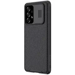 NILLKIN - Case Samsung A73 Camshield Funda Híbrida Negro