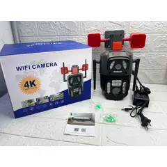 SEISA - Camara Wifi con Doble Lente 360 Exterior Sirenas Alarma