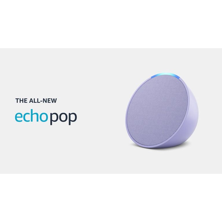 Parlante Echo Pop Altavoz Inteligente Con Alexa Morado