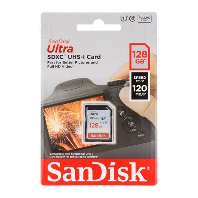 Memoria SD Ultra SDXC 128gb UHS-I Clase-10 U1 120mbs