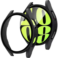 GENERICO - Case Funda 360 para SAMSUNG GALAXY WATCH 6 DE 44MM - Negro