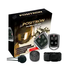 NAOEVO - Alarma Positrón PX350-G8 Dorada Para Motocicleta