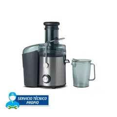 INDURAMA - Extractor de Jugo de Acero inoxidable 800w