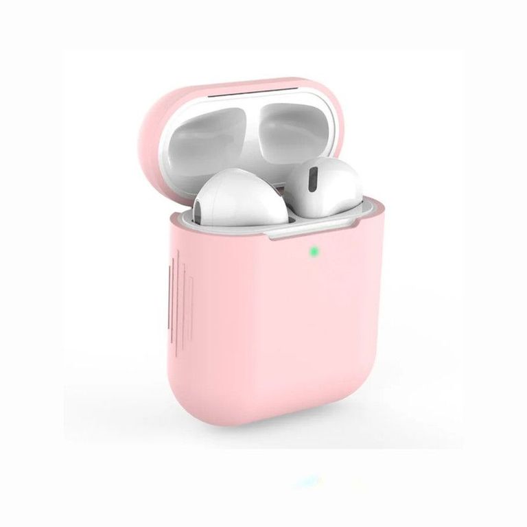Funda de Silicona Para Airpods 1era y 2da Gen - Rosa