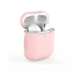 GENERICO - Case de Silicona Para Airpods 1era y 2da Gen - Rosa