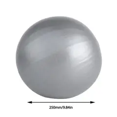 GENERICO - Pelota de pilates yoga 25 cm - plomo