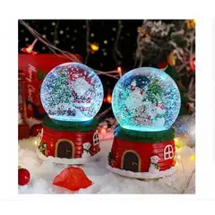 GENERICO - Esfera Navideña Musical Grande con Luz regalo pilas