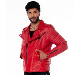 CUEROS MEJIA - CASACA DE CUERO BIKER MOD EMILCE