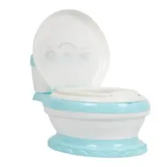 GENERICO - BACÍN DE ENTRENAMIENTO CELESTE + TOALLITAS HÚMEDAS