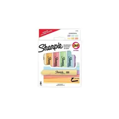 SHARPIE - Resaltador Tank Colores Pasteles x6