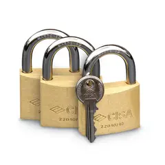 CISA - Candado Arco Latón Igualado 40 mm KA3