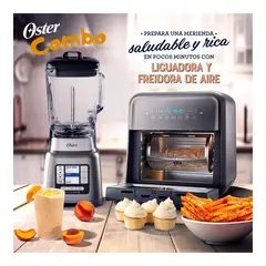 OSTER - Super combo Freidora de Aire Digital 10L Licuadora ActiveSense
