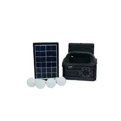 CAFINI - Kit Solar Portátil Panel Solar SISTEMA DE ILUMINACIÓN