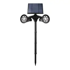 GENERICO - Lampara Solar para Jardin con estacas Sensor de Movimiento Luz blanca