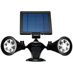 GENERICO - Lampara Solar Jardin con estaca Sensor de Movimiento Luz amarilla