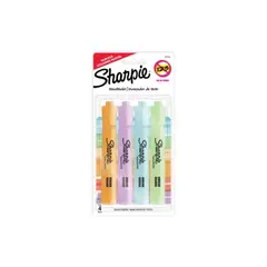 SHARPIE - Resaltador Tank Colores Pasteles x4