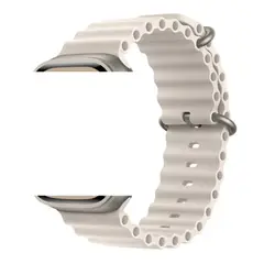 GENERICO - Correa Ultra Ocean para Apple Watch y Smart Watch Hueso 44-45-46-49mm