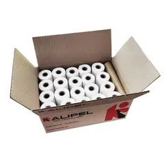 KALIPEL - Papel Termico 20 Rollos 80x40mm 55gr Contometro