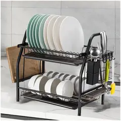 MINARI - Estante Organizador y Escurridor de Platos Cocina Porta Cubiertos 19E