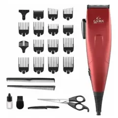 GAMA - Recortador de Cabello 24 Piezas GM562-24 Rojo