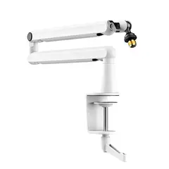 FIFINE - - Brazo para Micrófono BM88 Premium Boom - Blanco