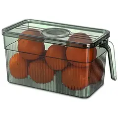 MINARI - Contenedor Organizador de Frutas y Verduras Recipiente con Tapa V T14