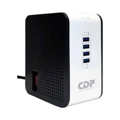 CDP - ESTABILIZADOR R2CU-AVR1008I 1000VA/500W 8 SALIDAS 4 PUERTOS USB