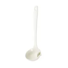 GENERICO - Cucharon Separador Colador de grasa aceite caliente para cocina Blanco
