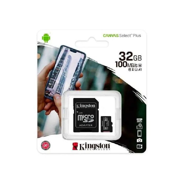 Micro sd Kingston 32gb de 100 mb