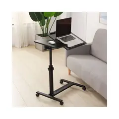 OEM - Mesa Ajustable con Ruedas y Porta Mouse para Laptop