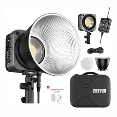 ZHIYUN - Molus G200 Combo Luz de video COB de 200 W con Montaje Bowens