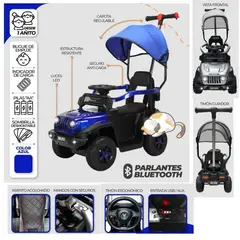 GENERICO - Correpasillo Guiador MERCEDES bluetoothSonido y Luces