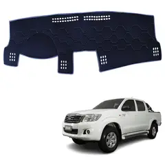 TECGO - PROTECTOR CUBRE TABLERO TIPO TOYOTA HILUX 2013 CON COCOS