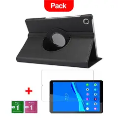 GENERICO - Combo Funda de Lenovo K10 10.3"TB X6C6F 360° Negro + Mica Resistente