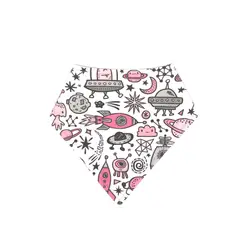 CHILLAX - Babero Bandana galaxy pink para bebé