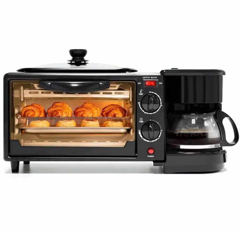 Horno de Estación Desayunero 3 en 1 Multifunción