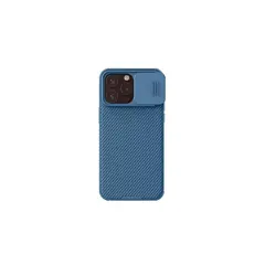 NILLKIN - Funda CamShield Pro iPhone 15 Pro Max Cubierta Cámara - Azul