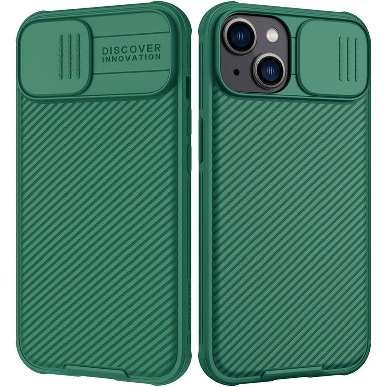 Funda CamShield Pro para iPhone 15 Cubierta Cámara - Verde