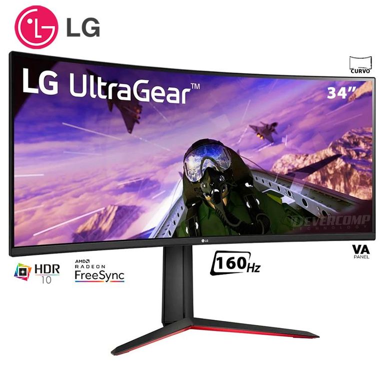 Monitor UltraGear 34GP63A-B 34 VA WQHD 160Hz HDMI DP