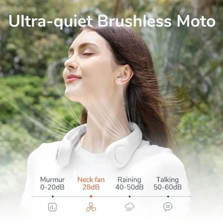 Ventilador para Cuello Portátil USB Verano Regalo Genieka