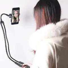 GENERICO - Soporte Flexible Colgante Cuello 360° Celular Regalo Navidad Genieka