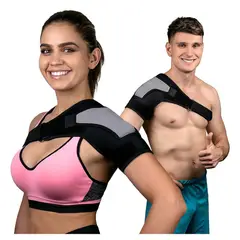 GENERICO - Hombrera Deportiva Ajustable Premium Compresión y Protección del Hombro