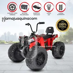 BEAUTIFUL - Cuatrimoto a Batería «UTV HOLLICY» 24V con MP3 Red
